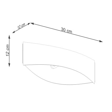 Seinavalgusti TONI 1xG9/8W/230V valge