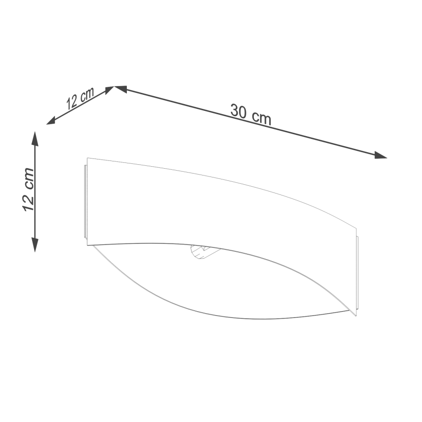 Seinavalgusti TONI 1xG9/8W/230V must