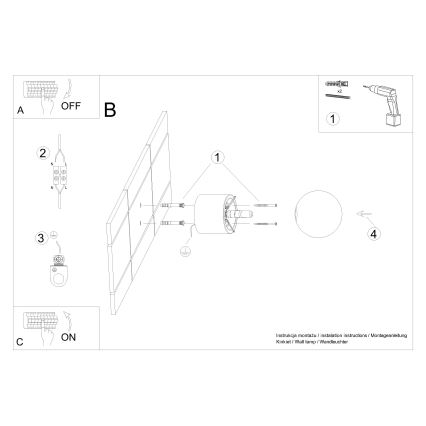 Kohtvalgusti seinale BOOMO 1xG9/8W/230V pöök