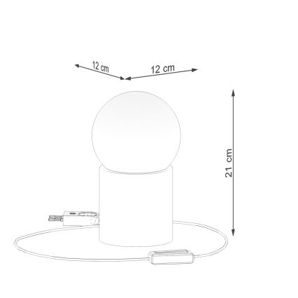 Laualamp BOOMO 1xG9/8W/230V pöök