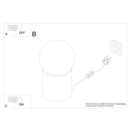 Laualamp BOOMO 1xG9/8W/230V pöök