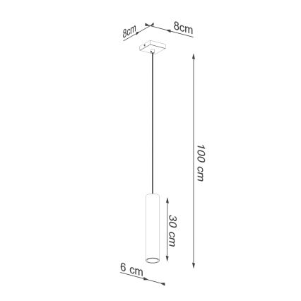 Lühter LAGOS 1xGU10/10W/230V kuldne