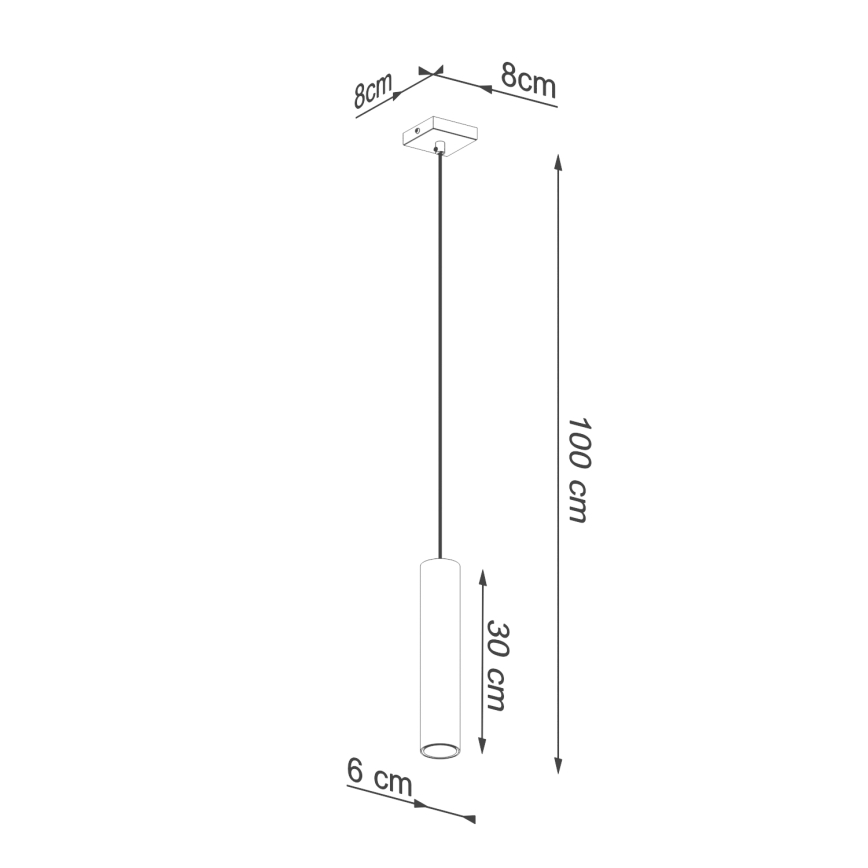Lühter LAGOS 1xGU10/10W/230V kuldne