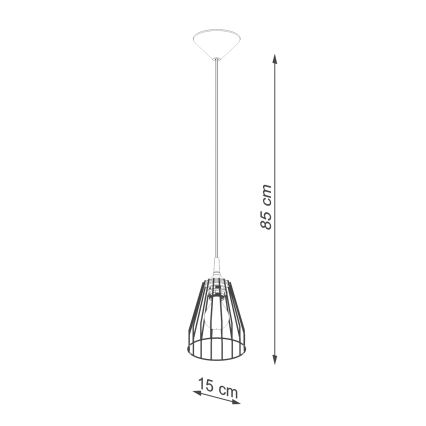 Lühter LEYO 1xE27/15W/230V must