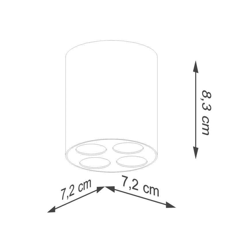 LED Kohtvalgusti ZOE LED/9W/230V must