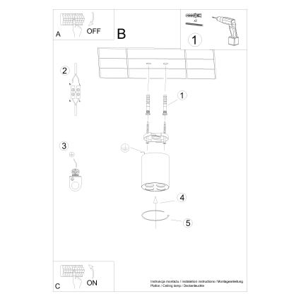 LED Kohtvalgusti ZOE LED/9W/230V must