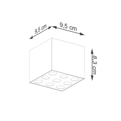 LED Kohtvalgusti OZZY LED/16W/230V must