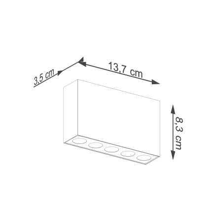 LED Kohtvalgusti SOLE LED/11W/230V must