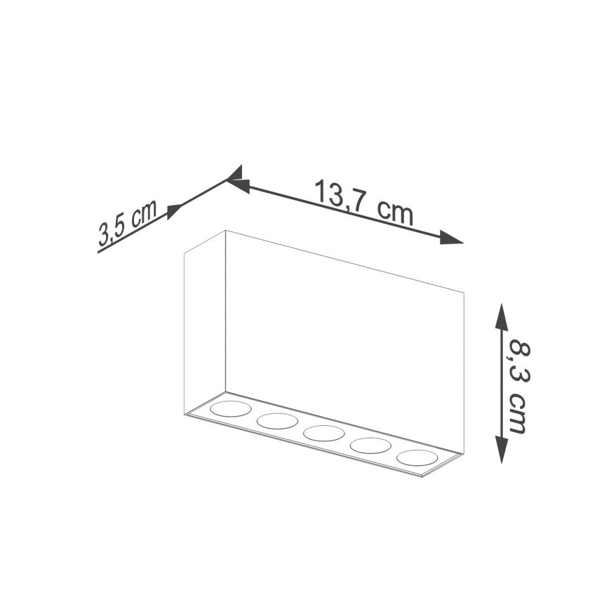 LED Kohtvalgusti SOLE LED/11W/230V must