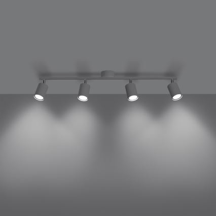 Kohtvalgusti LEMMI 4xGU10/10W/230V valge