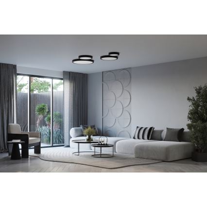 LED laelamp ONYX LED/32W/230V Ø 40 cm must