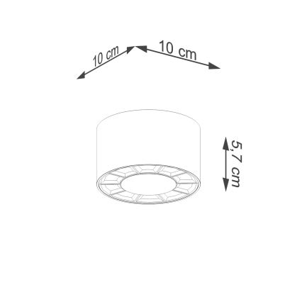 LED Kohtvalgusti DIO LED/10W/230V valge