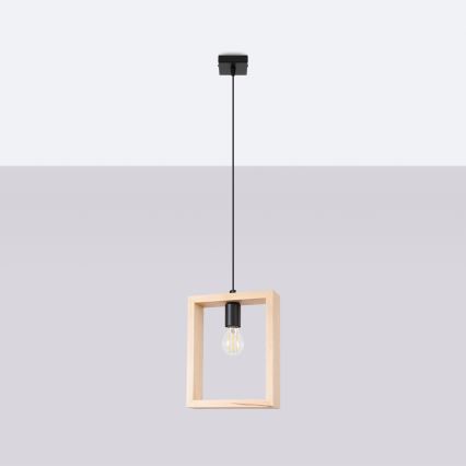 Lühter ARIES 1xE27/15W/230V pöök/beež