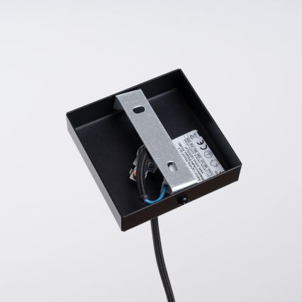 Lühter ARIES 1xE27/15W/230V pöök/Must vengepuu