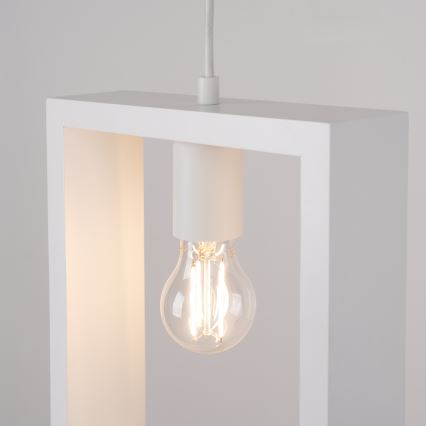Lühter ARIES 1xE27/15W/230V pöök/valge
