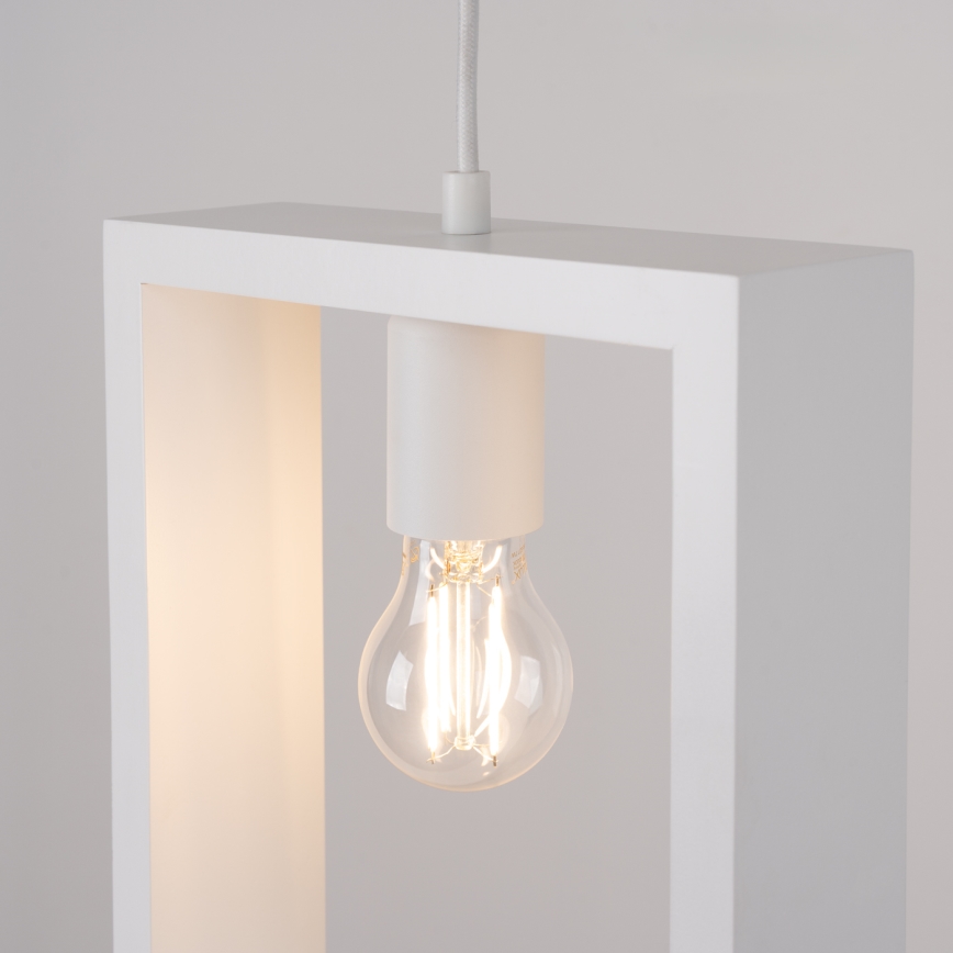 Lühter ARIES 1xE27/15W/230V pöök/valge