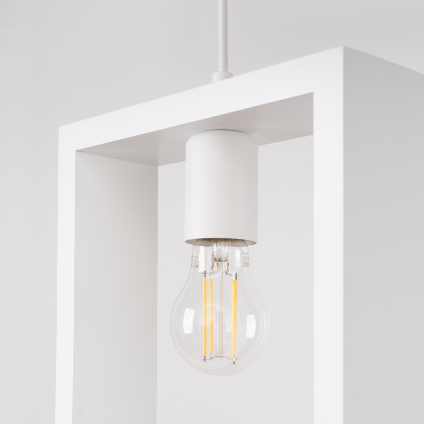 Lühter ARIES 1xE27/15W/230V pöök/valge