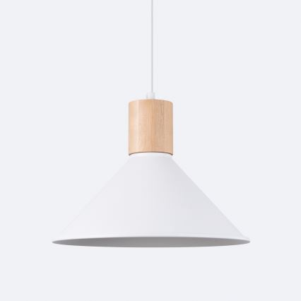 Lühter JAGA 1xE27/15W/230V d. 30 cm valge