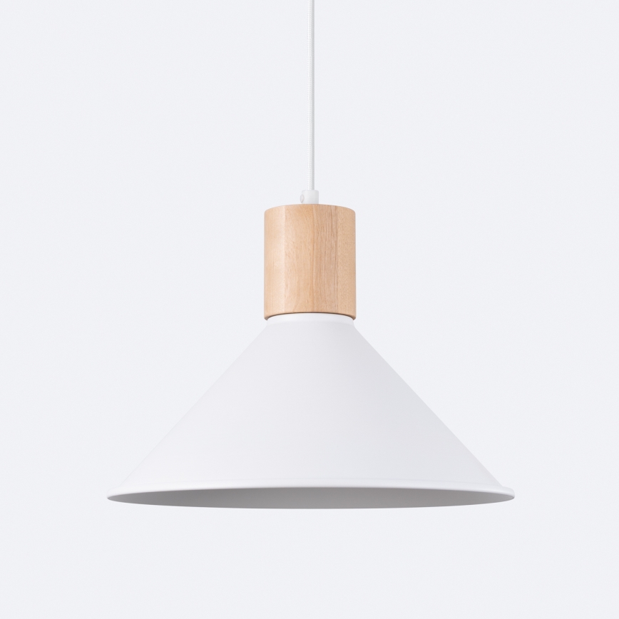 Lühter JAGA 1xE27/15W/230V d. 30 cm valge