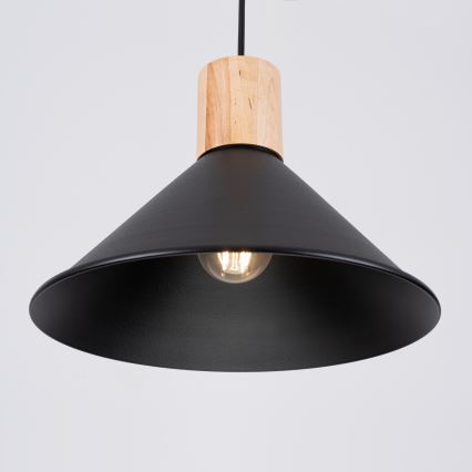 Lühter JAGA 1xE27/15W/230V d. 30 cm must