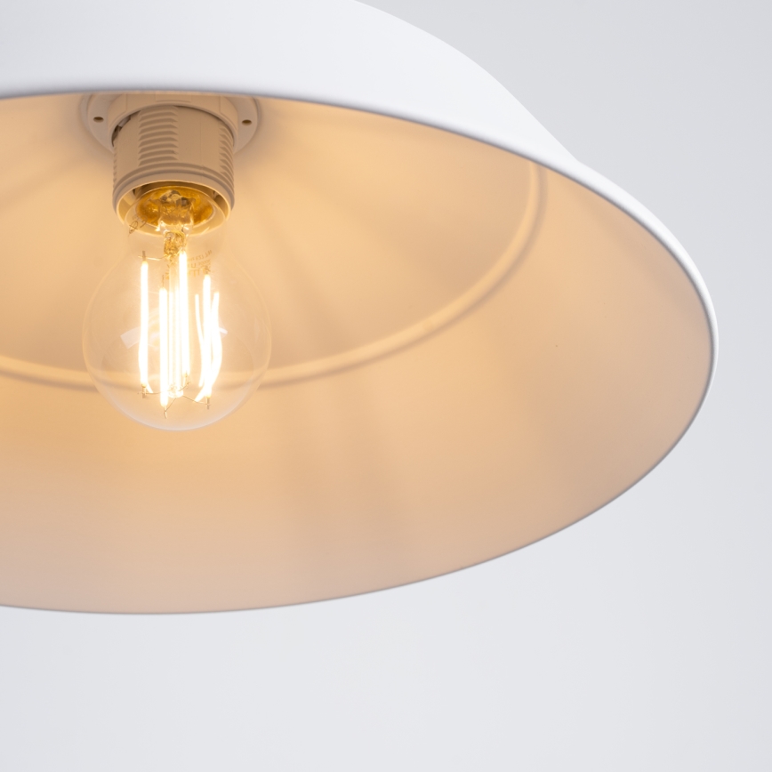 Lühter FANO 1xE27/15W/230V d. 34 cm valge