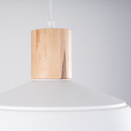 Lühter FANO 1xE27/15W/230V d. 34 cm valge