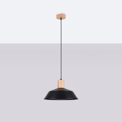 Lühter FANO 1xE27/15W/230V d. 34 cm must