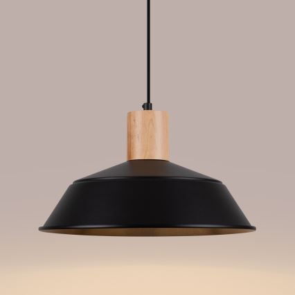 Lühter FANO 1xE27/15W/230V d. 34 cm must