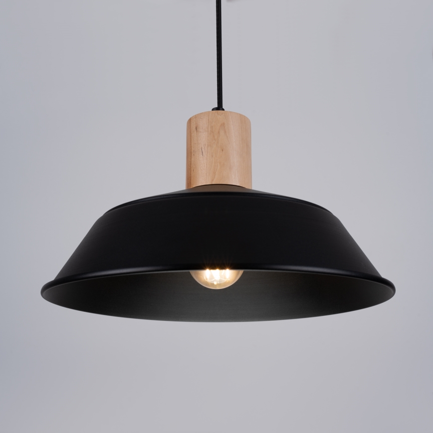 Lühter FANO 1xE27/15W/230V d. 34 cm must