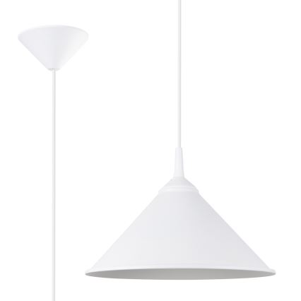 Lühter ZUMA 1xE27/15W/230V d. 30 cm valge