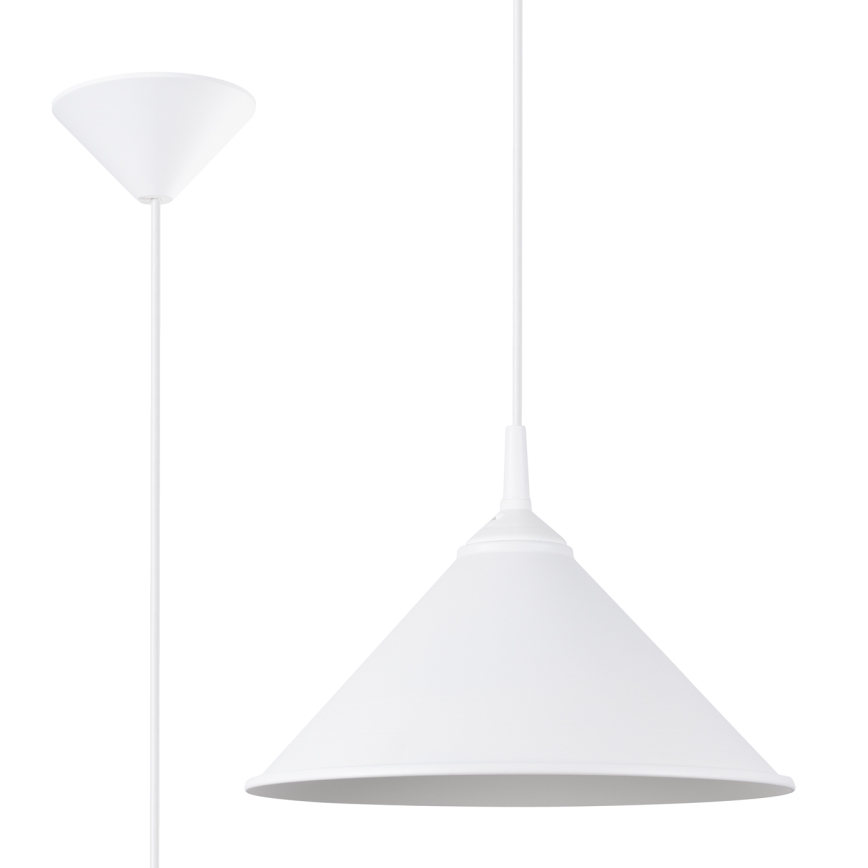 Lühter ZUMA 1xE27/15W/230V d. 30 cm valge