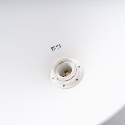 Lühter ZUMA 1xE27/15W/230V d. 30 cm valge