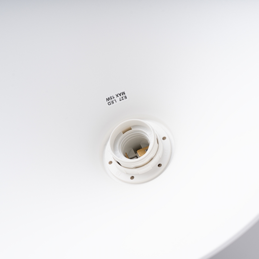 Lühter ZUMA 1xE27/15W/230V d. 30 cm valge