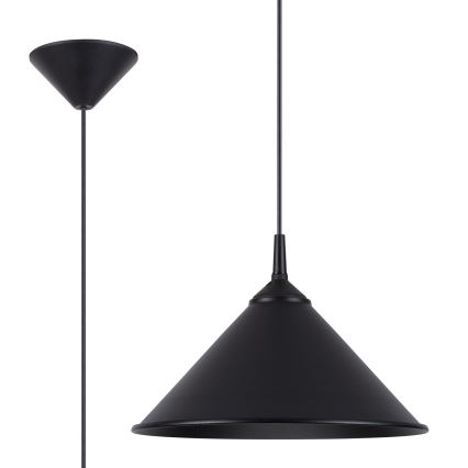 Lühter ZUMA 1xE27/15W/230V d. 30 cm must