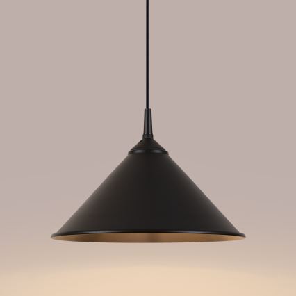 Lühter ZUMA 1xE27/15W/230V d. 30 cm must