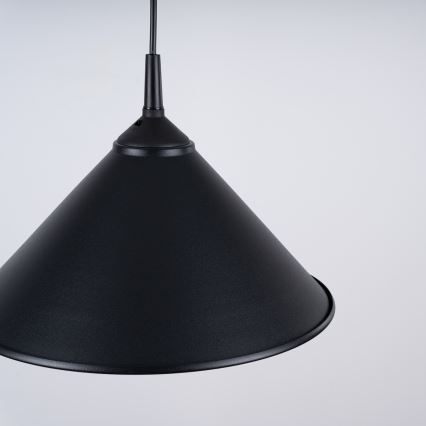 Lühter ZUMA 1xE27/15W/230V d. 30 cm must
