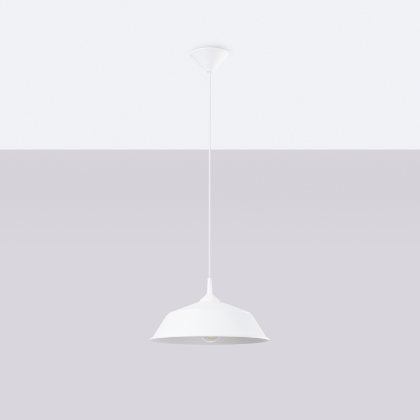 Lühter FRIKA 1xE27/15W/230V d. 34 cm valge