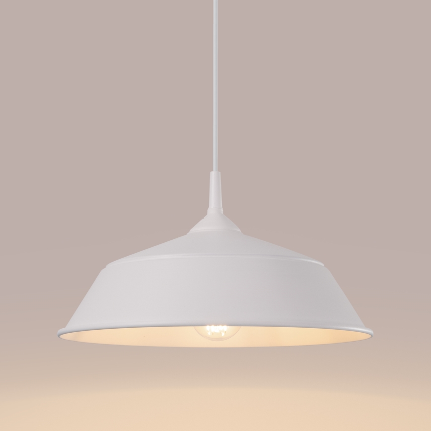 Lühter FRIKA 1xE27/15W/230V d. 34 cm valge