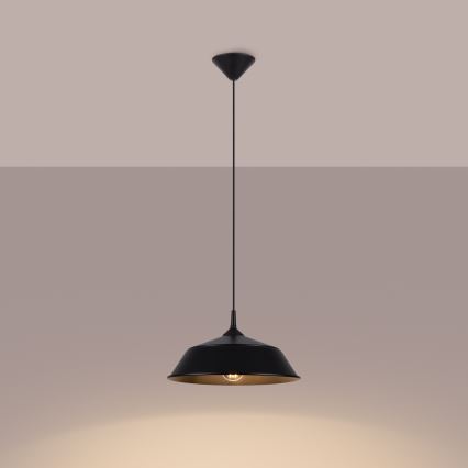 Lühter FRIKA 1xE27/15W/230V d. 34 cm must