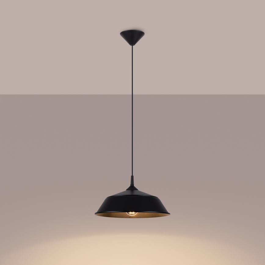 Lühter FRIKA 1xE27/15W/230V d. 34 cm must