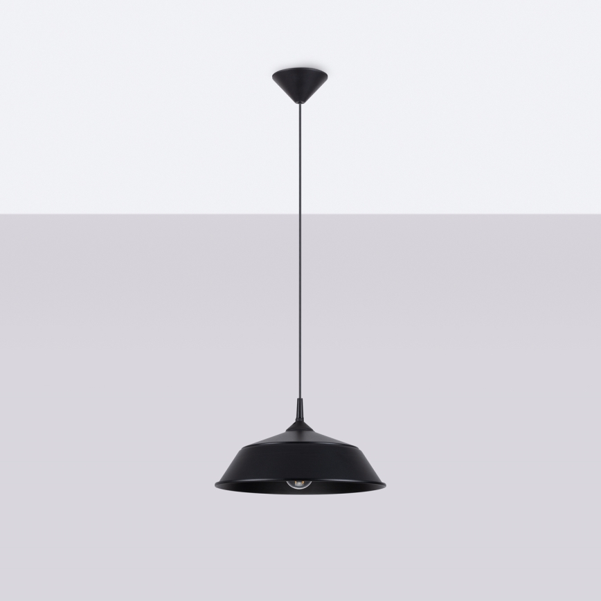 Lühter FRIKA 1xE27/15W/230V d. 34 cm must