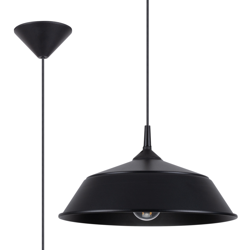 Lühter FRIKA 1xE27/15W/230V d. 34 cm must