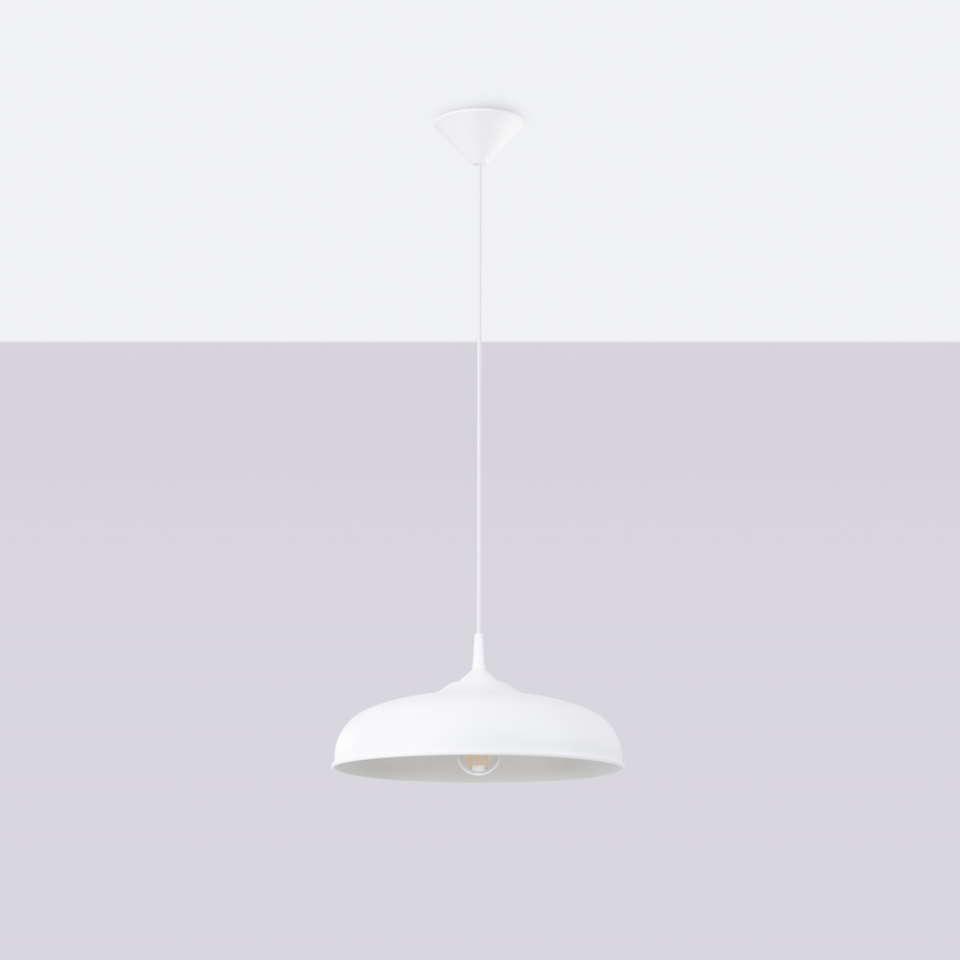 Lühter GINA 1xE27/15W/230V d. 38 cm valge