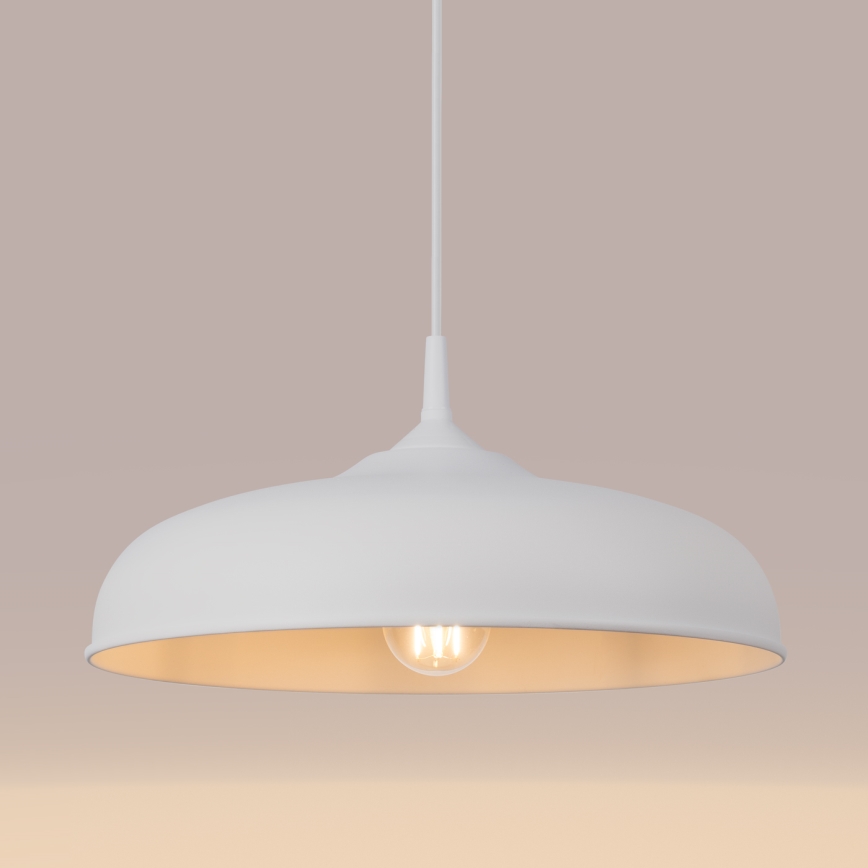 Lühter GINA 1xE27/15W/230V d. 38 cm valge