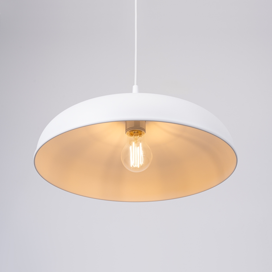 Lühter GINA 1xE27/15W/230V d. 38 cm valge