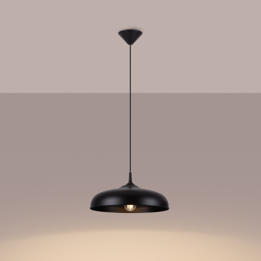 Lühter GINA 1xE27/15W/230V d. 38 cm must