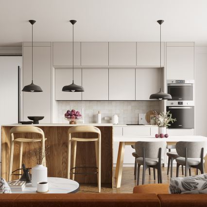 Lühter GINA 1xE27/15W/230V d. 38 cm must