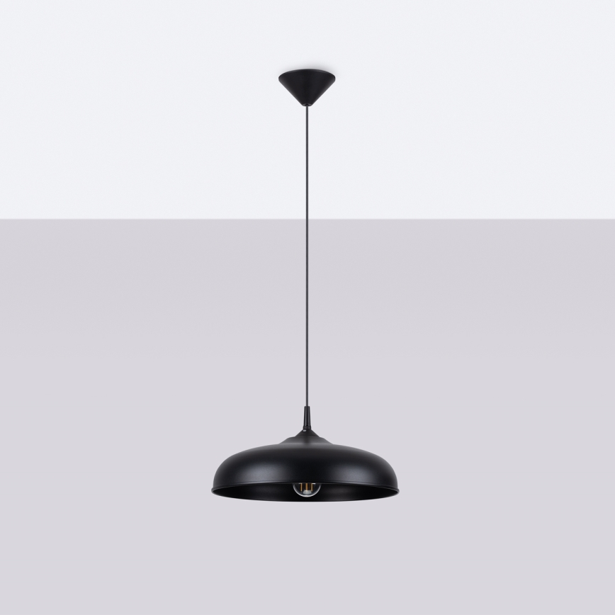 Lühter GINA 1xE27/15W/230V d. 38 cm must