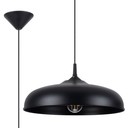 Lühter GINA 1xE27/15W/230V d. 38 cm must