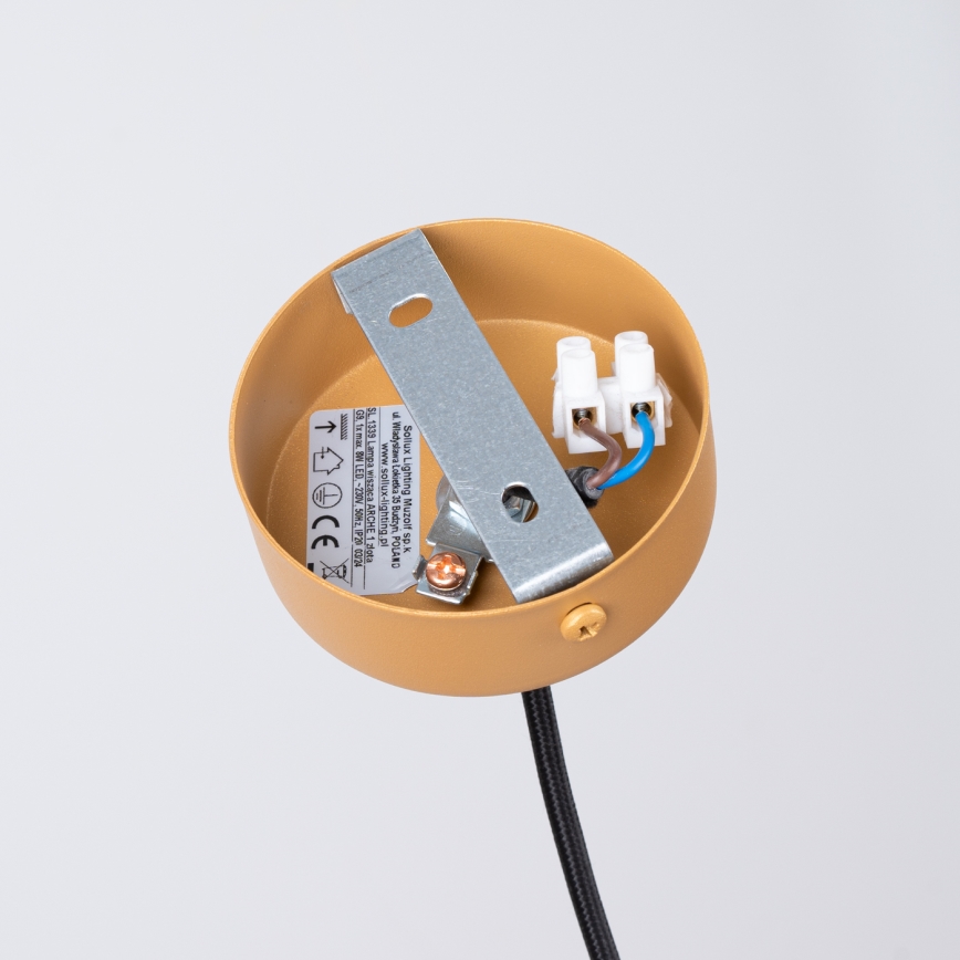 Lühter ARCHE 1xG9/8W/230V kuldne